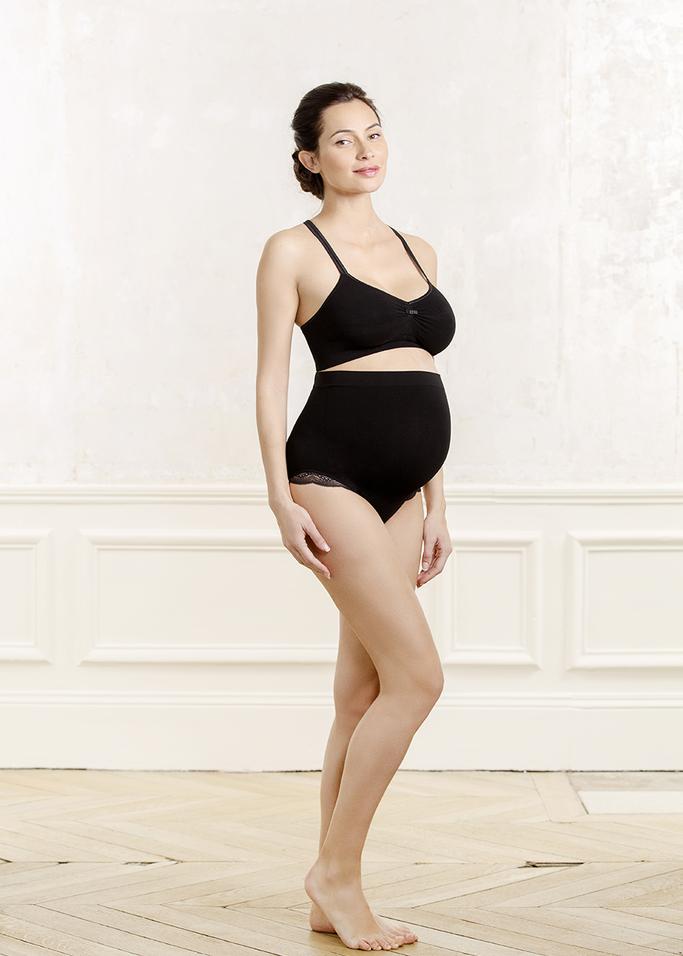 Cache Coeur Bloom Maternity Tankini Swimsuit - Bordeaux woman