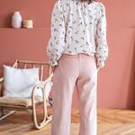 pale pink maternity pants